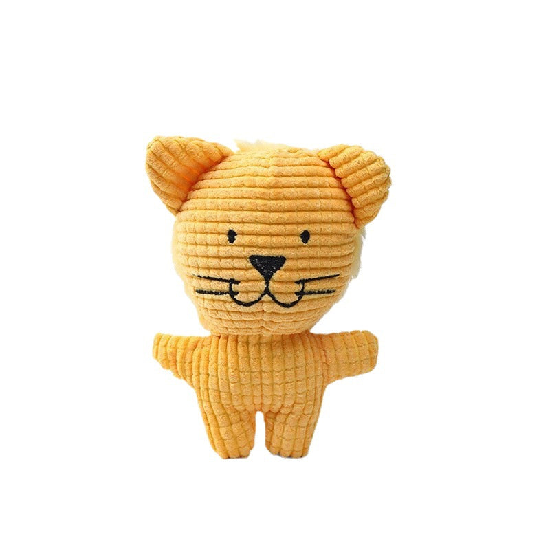 New Pet Plush Toy Bite-resistant Molars Tooth Cleaning Corn Velvet Sound Toy Dog Cat Pet Toy