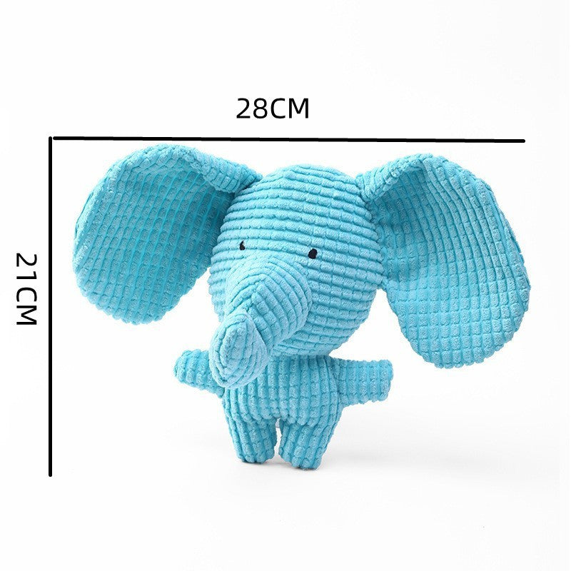 New Pet Plush Toy Bite-resistant Molars Tooth Cleaning Corn Velvet Sound Toy Dog Cat Pet Toy
