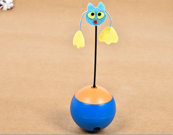 Wobble Cat Toy with Laser Feeder Functionality