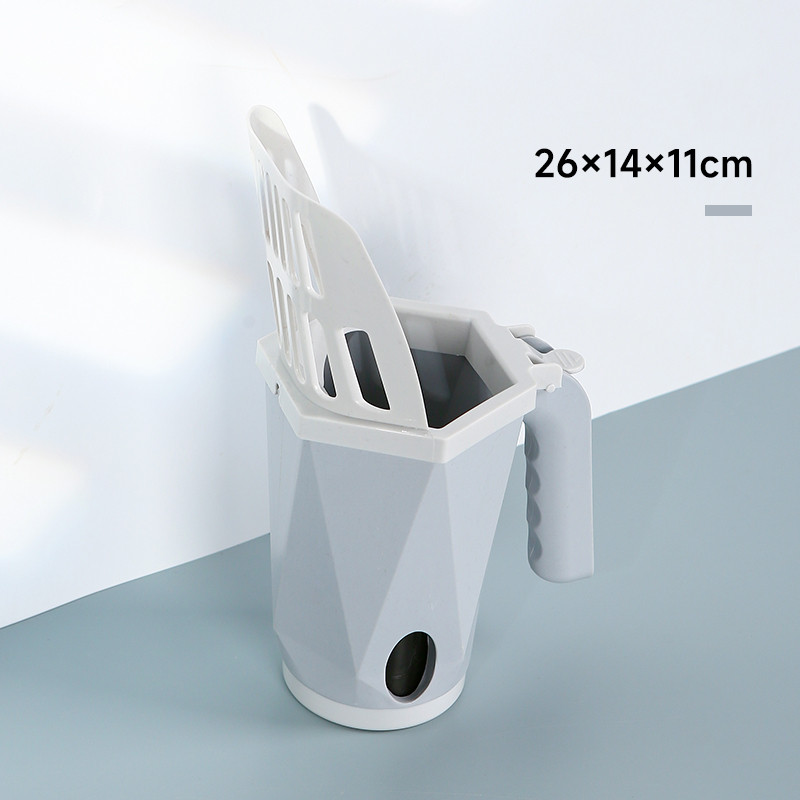 Self-Cleaning Cat Litter Scoop - Large Ergonomic Design for Clumping & Non-Clumping Litter