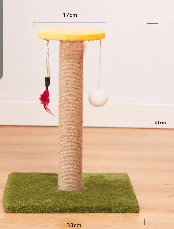 Durable Vertical Sisal Cat Scratching Post Toy