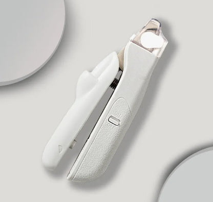 Pet Nail Clippers with LED Safety Light - Stainless Steel for Dogs and Cats