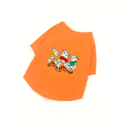 Chao Brand Cute Cotton T-shirt for Pets - Three Bears