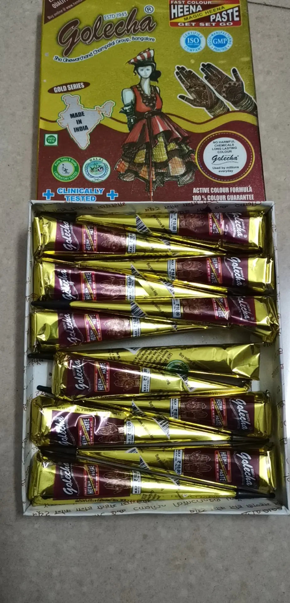 Glitter Hand Painted Tattoo Cream