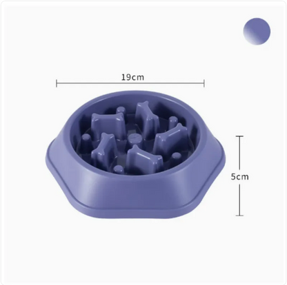 Slow Feeder Dog Bowl - Anti-Bloat Maze Design for Fast Eaters