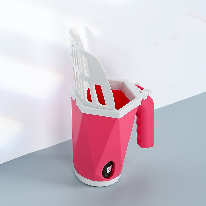 Self-Cleaning Cat Litter Scoop - Large Ergonomic Design for Clumping & Non-Clumping Litter