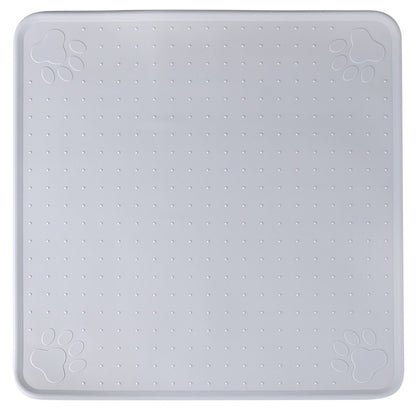 Silicone Pet Food Mat - Waterproof Non-Slip Spill Catcher for Dog and Cat Bowls