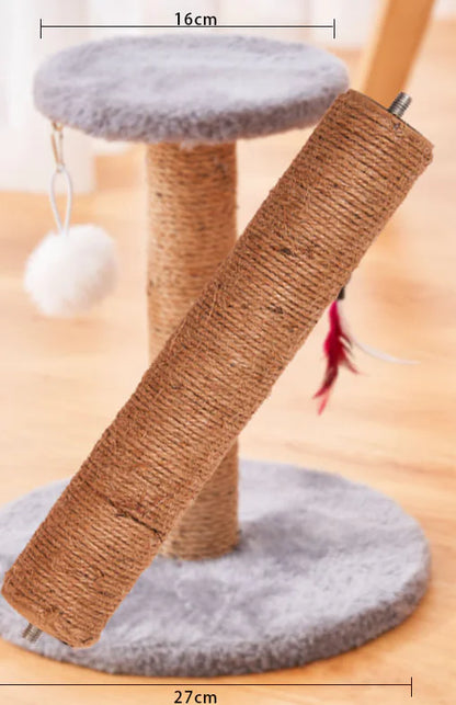 Durable Vertical Sisal Cat Scratching Post Toy