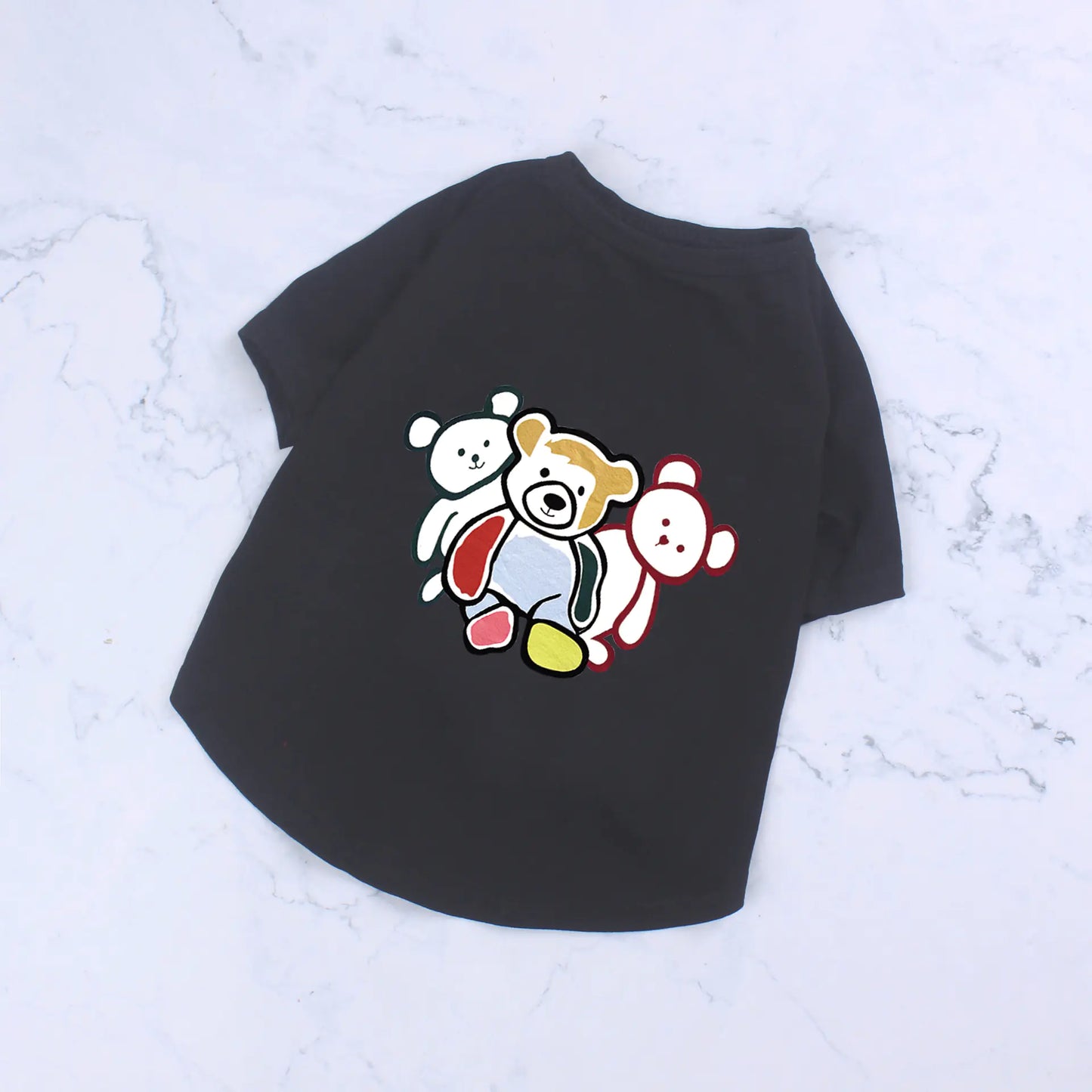 Chao Brand Cute Cotton T-shirt for Pets - Three Bears
