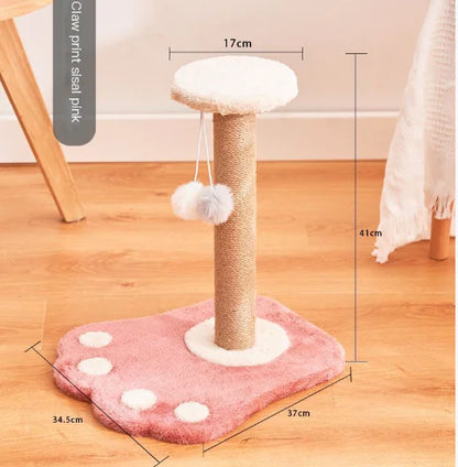 Durable Vertical Sisal Cat Scratching Post Toy