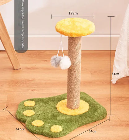 Durable Vertical Sisal Cat Scratching Post Toy