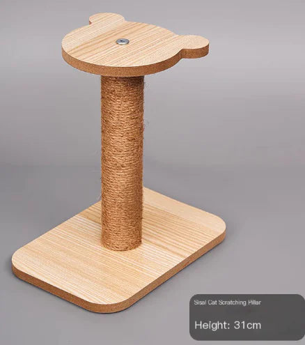 Durable Vertical Sisal Cat Scratching Post Toy