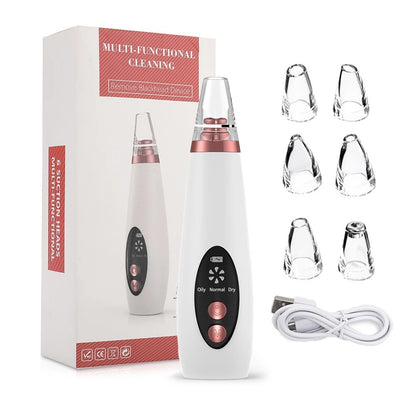 Rechargeable Blackhead Suction Instrument Blackhead Cleansing Instrument New Electric Blackhead Instrument Pore Cleaner
