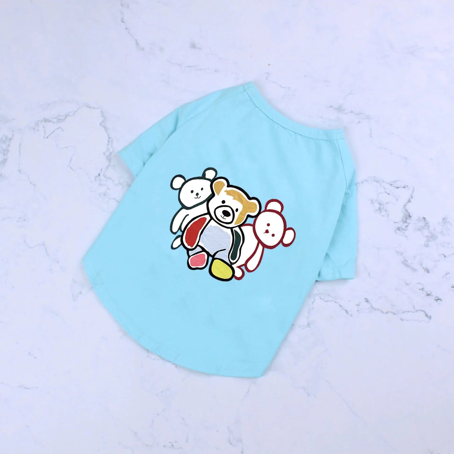 Chao Brand Cute Cotton T-shirt for Pets - Three Bears
