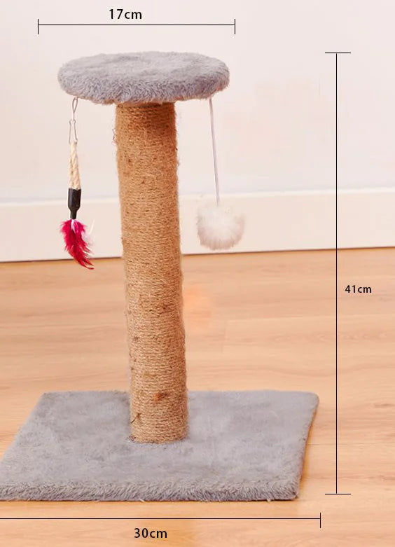 Durable Vertical Sisal Cat Scratching Post Toy