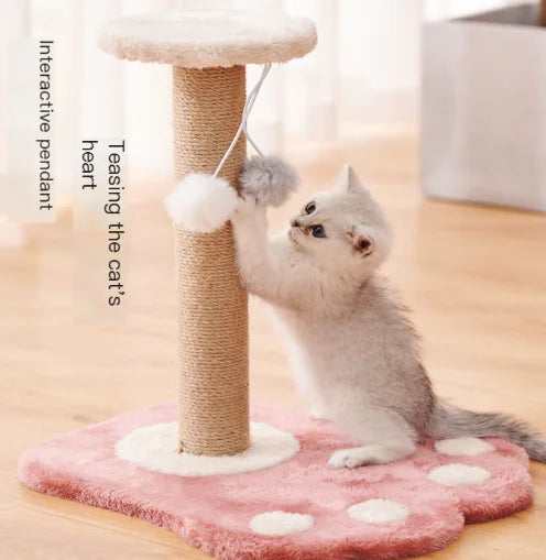 Durable Vertical Sisal Cat Scratching Post Toy