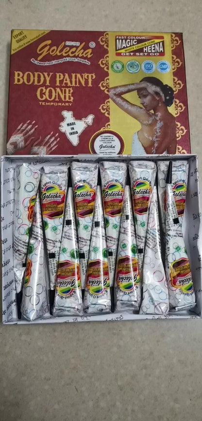 Glitter Hand Painted Tattoo Cream