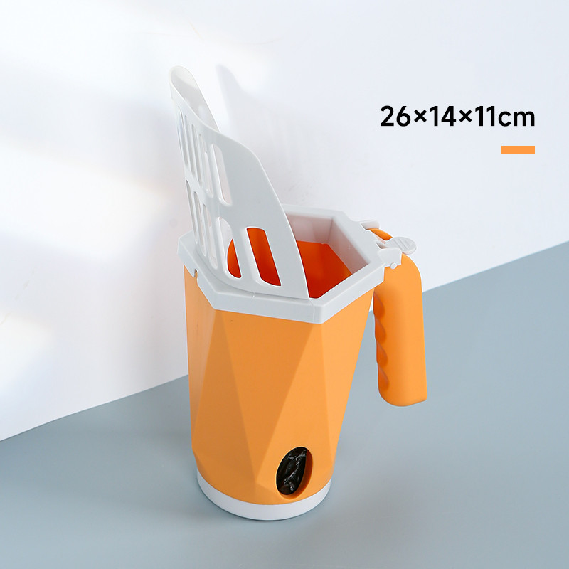 Self-Cleaning Cat Litter Scoop - Large Ergonomic Design for Clumping & Non-Clumping Litter