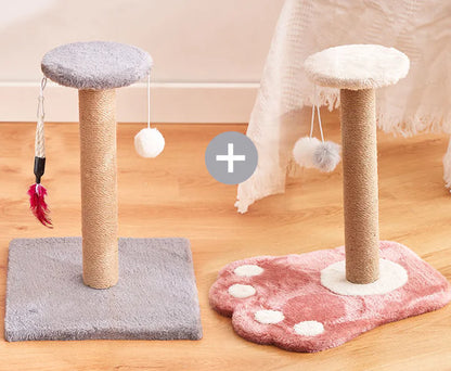 Durable Vertical Sisal Cat Scratching Post Toy