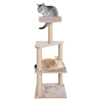 40-Inch 4-Layer Indoor Cat Tree Tower