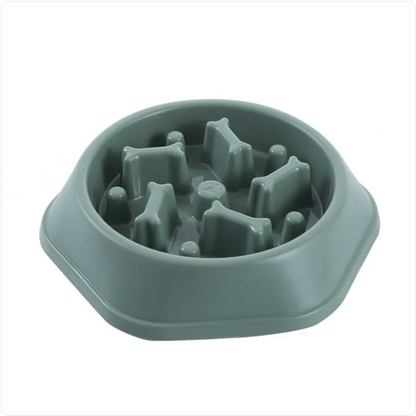 Slow Feeder Dog Bowl - Anti-Bloat Maze Design for Fast Eaters