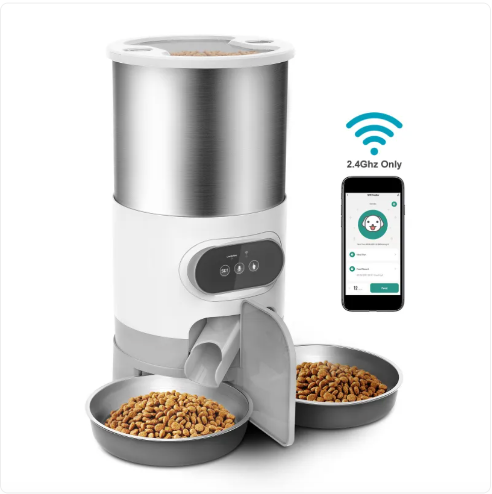 Automatic Pet Feeder with Timer & Voice Recording