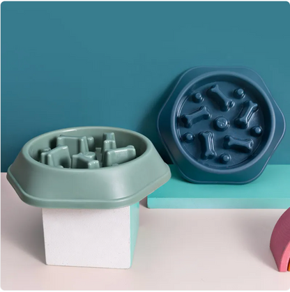 Slow Feeder Dog Bowl - Anti-Bloat Maze Design for Fast Eaters