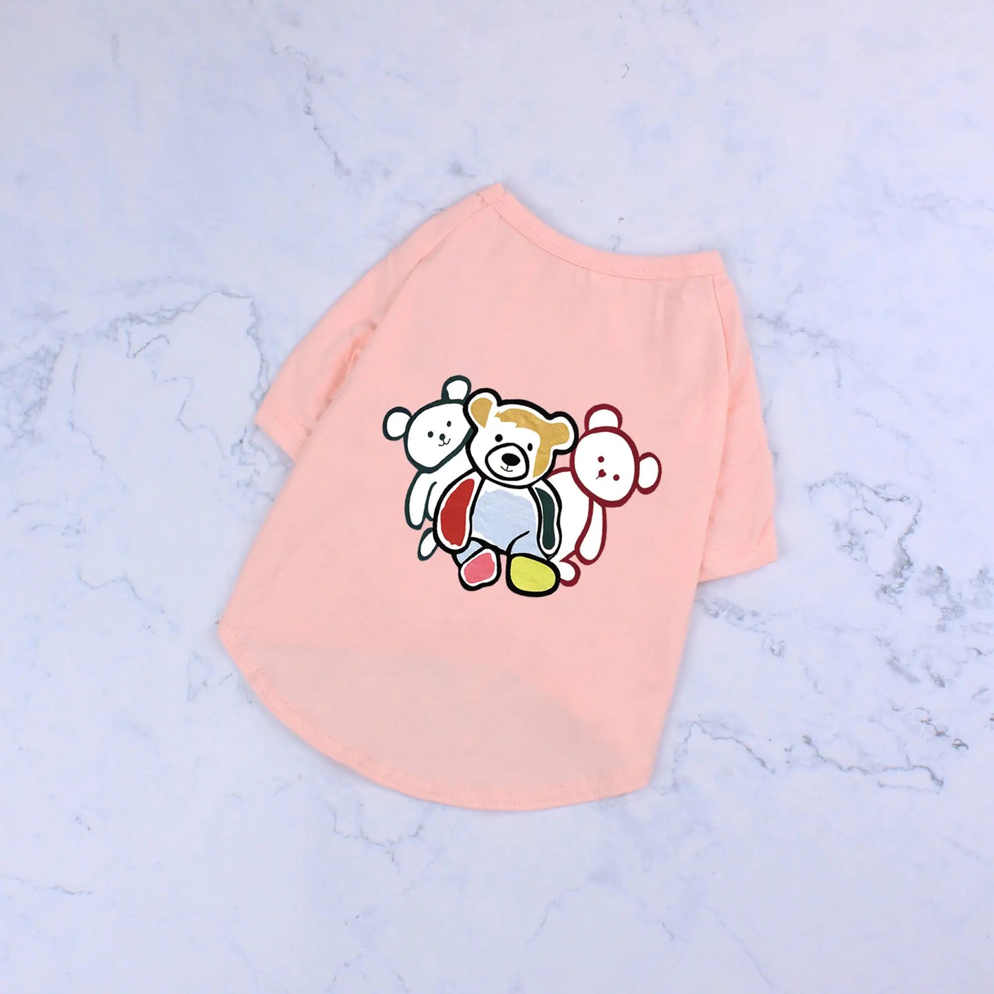 Chao Brand Cute Cotton T-shirt for Pets - Three Bears
