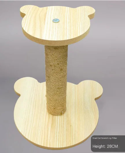 Durable Vertical Sisal Cat Scratching Post Toy