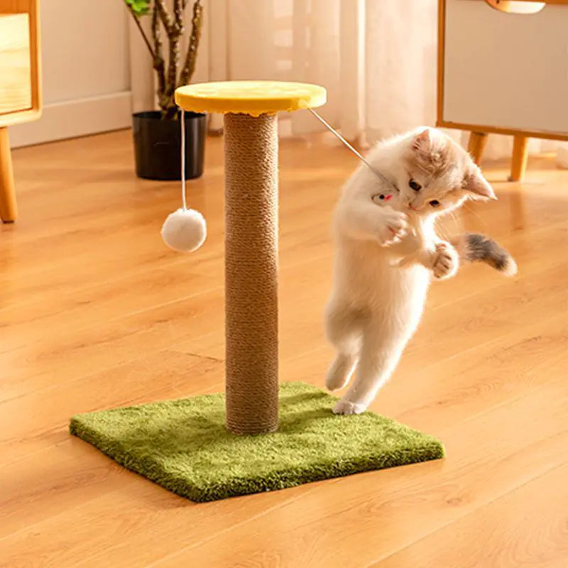 Durable Vertical Sisal Cat Scratching Post Toy