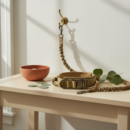 Classic Adjustable Dog Collar - lifestyle AI photoshoot