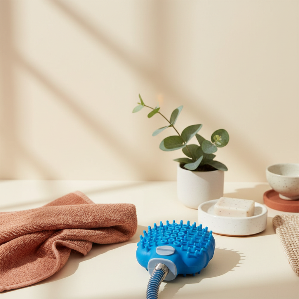 Pet Paw Washer Sponge - lifestyle AI photoshoot