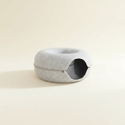 Round Cat Donut Bed - studio AI photoshoot