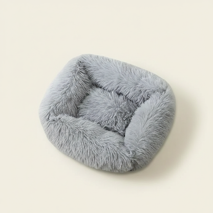 Plush Round Pet Bed - studio AI photoshoot