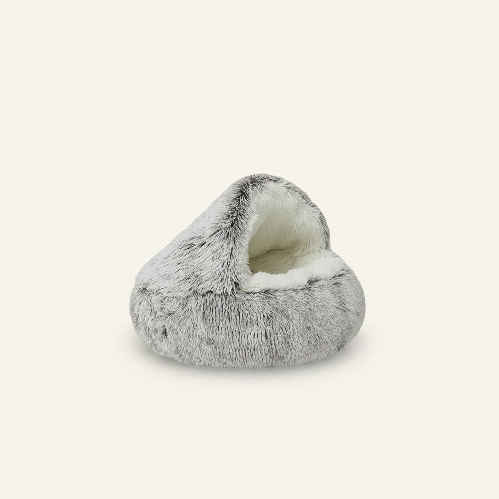 Soft Plush Donut Pet Bed - studio AI photoshoot