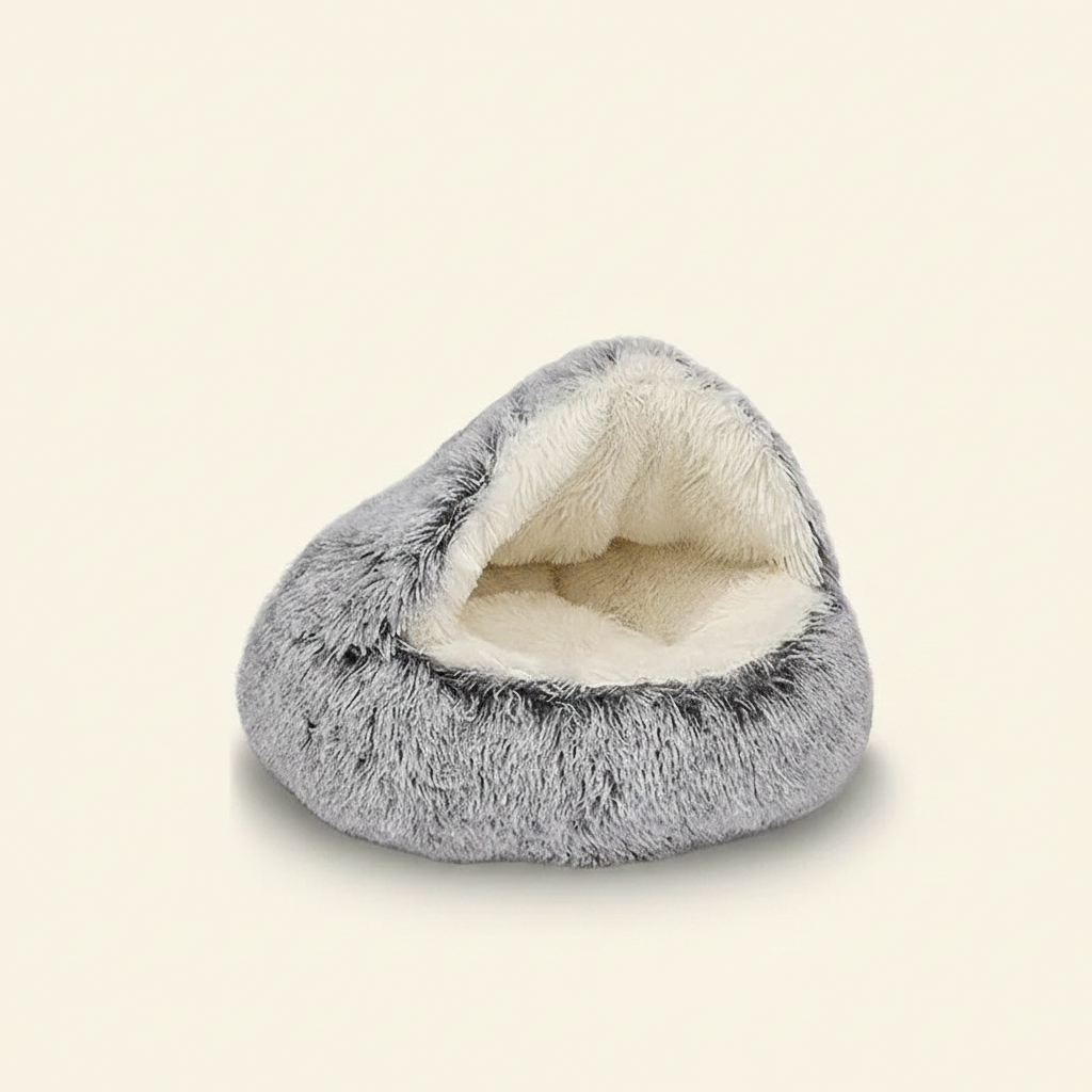 Soft Plush Donut Pet Bed - studio AI photoshoot