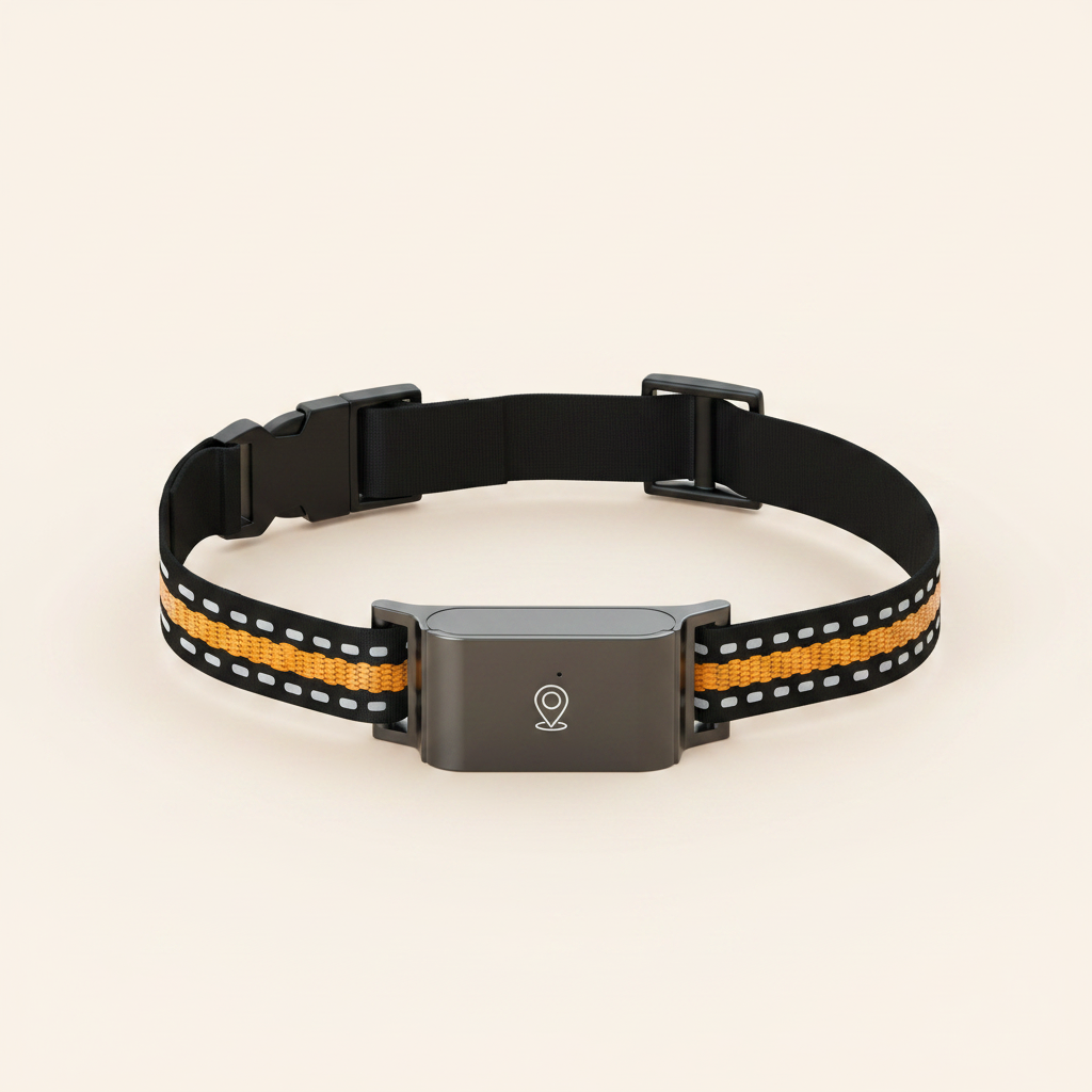 4G GPS Pet Tracker Collar - studio AI photoshoot