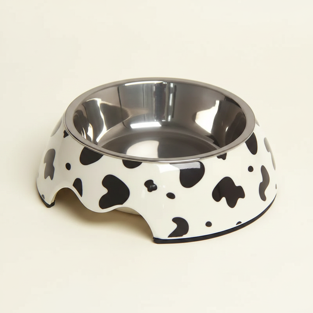 Non-Slip Stainless Steel Pet Bowl - studio AI photoshoot