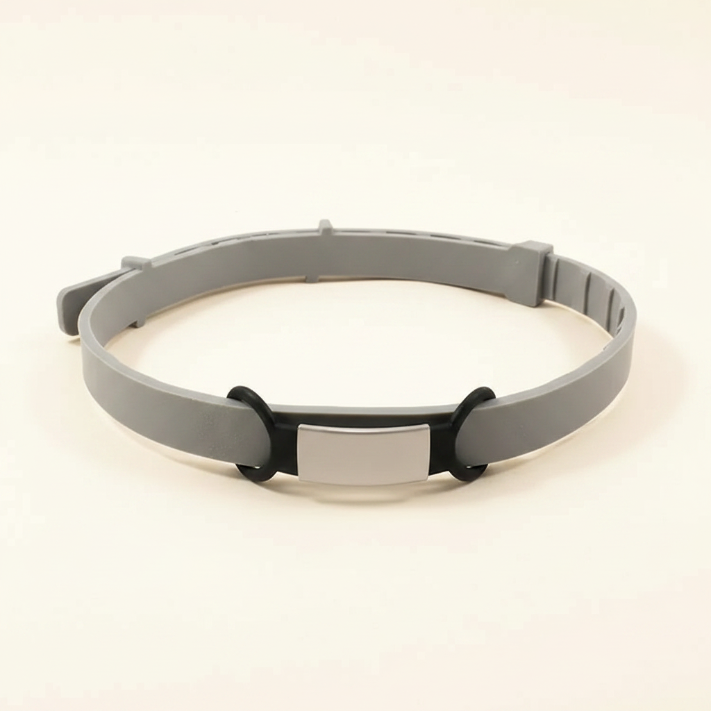 Silicone Flea Repellent Pet Collar - studio AI photoshoot