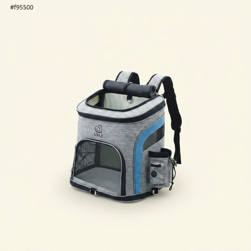 Breathable Cat & Small Pet Backpack Carrier - studio AI photoshoot