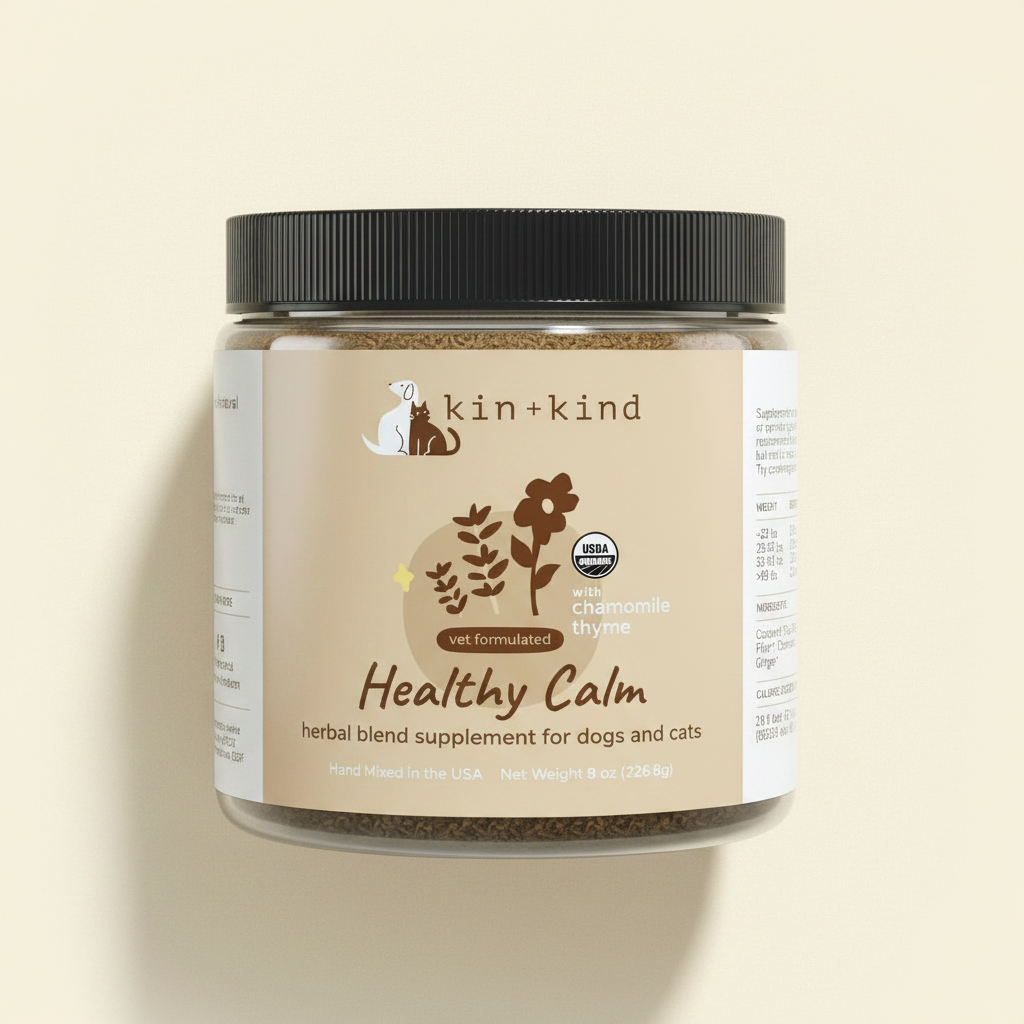 Pet Calming Anxiety Relief Supplements - studio AI photoshoot