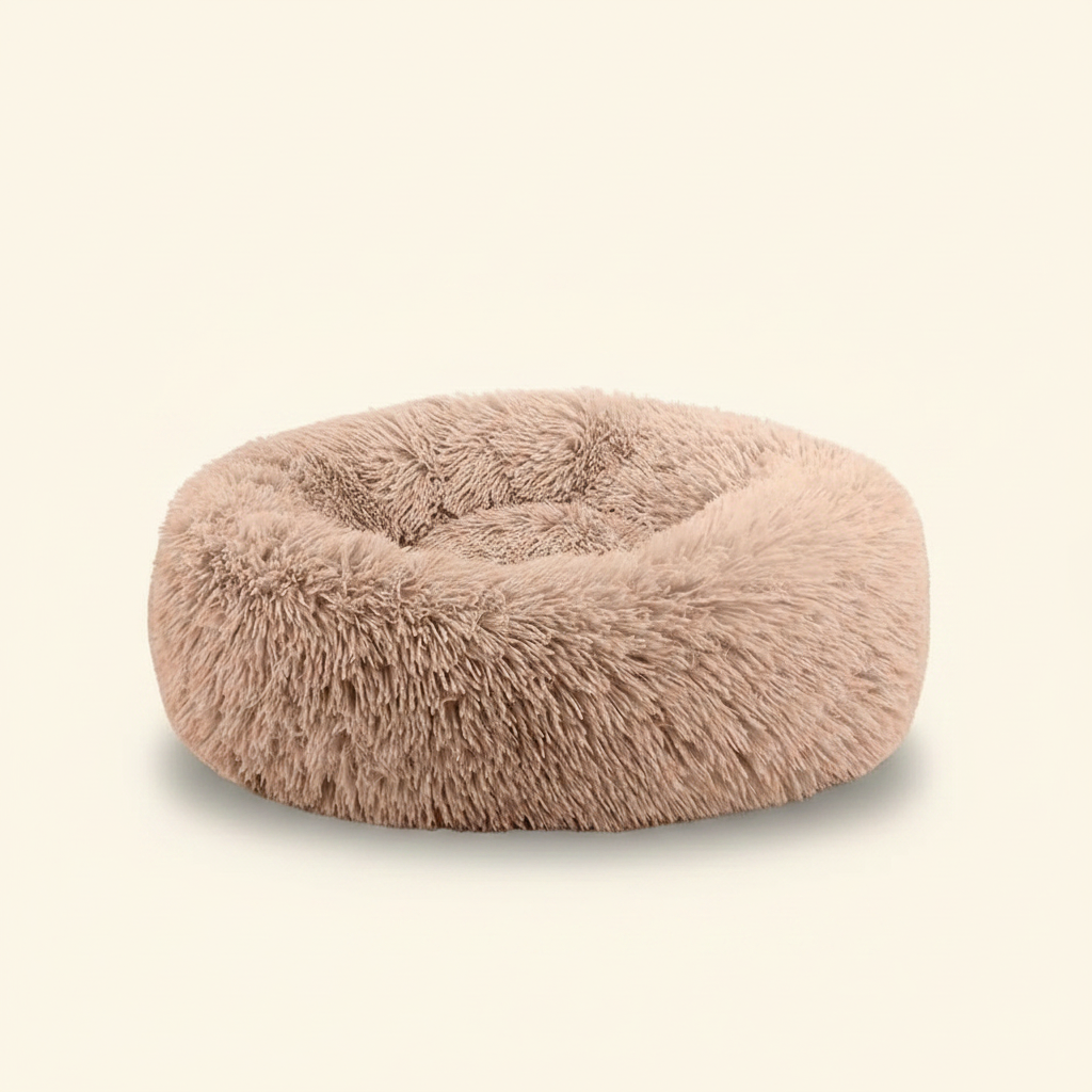 Calming Anti-Anxiety Donut Pet Bed - studio AI photoshoot