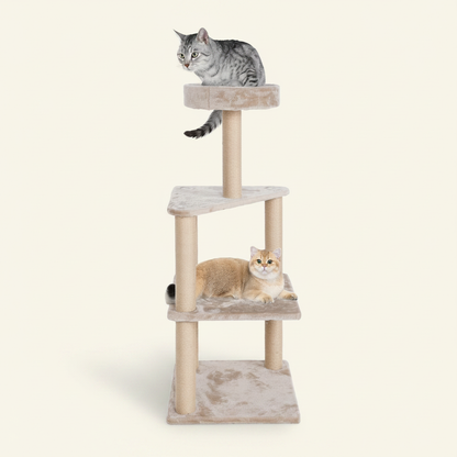40-Inch 4-Layer Indoor Cat Tree Tower - studio AI photoshoot