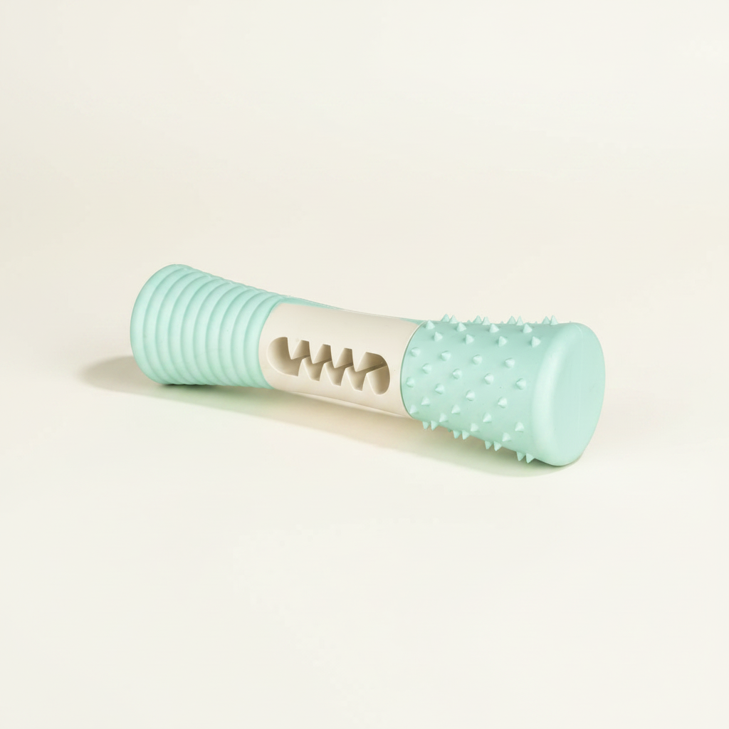 Dog Dental Chew Stick - Clinically Designed to Remove Plaque and Freshen Breath - studio AI photoshoot