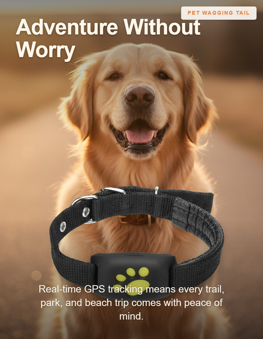 GPS Pet Tracker Collar Attachment - Adventure Without Worry