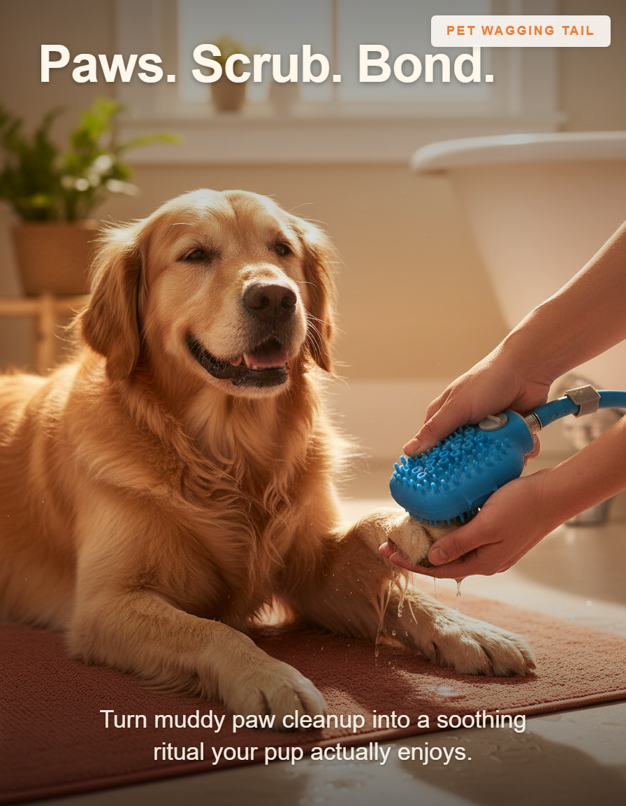 Pet Paw Washer Sponge - Paws. Scrub. Bond.