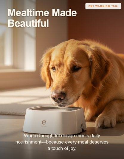 Stainless Steel Pet Food & Water Bowl - Mealtime Made Beautiful