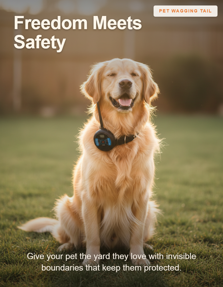 Wireless Pet Fence Containment System - Freedom Meets Safety