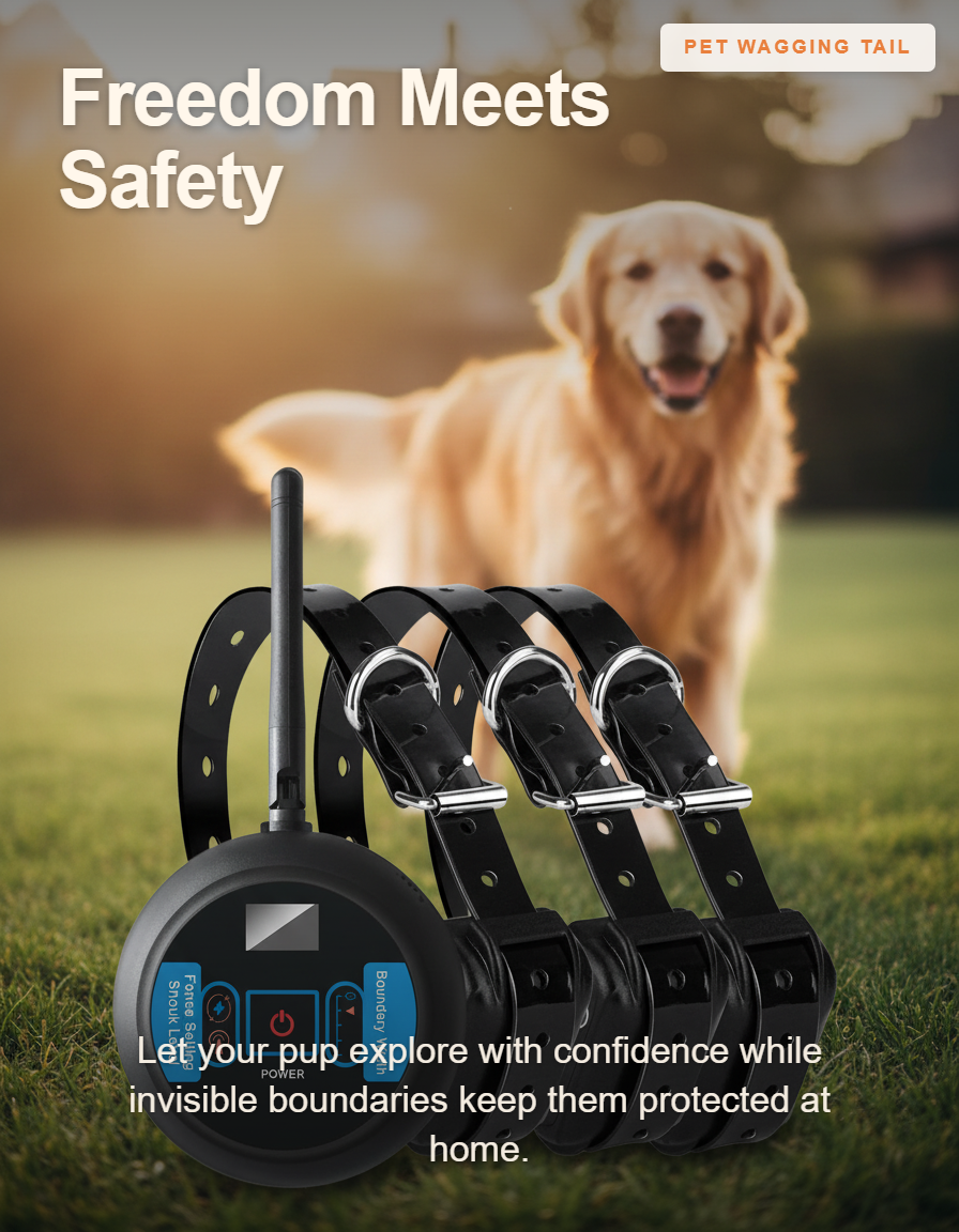 Wireless Pet Fence Containment System - Freedom Meets Safety