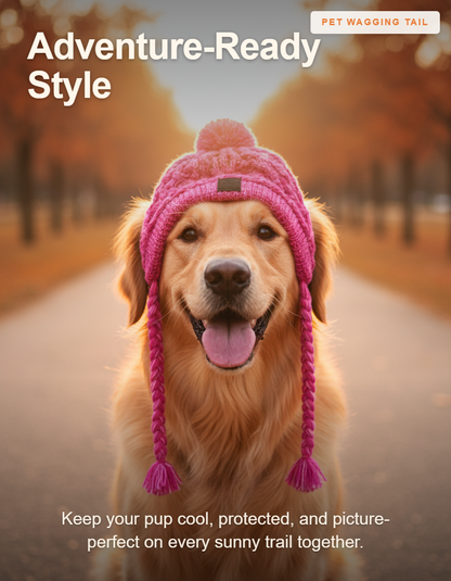 Dog Sun Hat & Outdoor Cap - Adventure-Ready Style